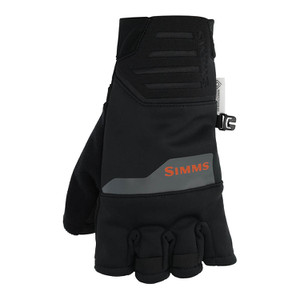 Simms Windstopper HalfFinger Glove in Black